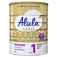 Alula Gold Stage 1 Newborn Infant Formula 0-6 Months 900g