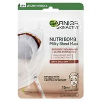 Garnier Nutri Bomb Milky Sheet Mask Hyaluronic Acid + Coconut Milk