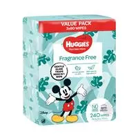 Huggies Fragrance Free 3x80 Wipes